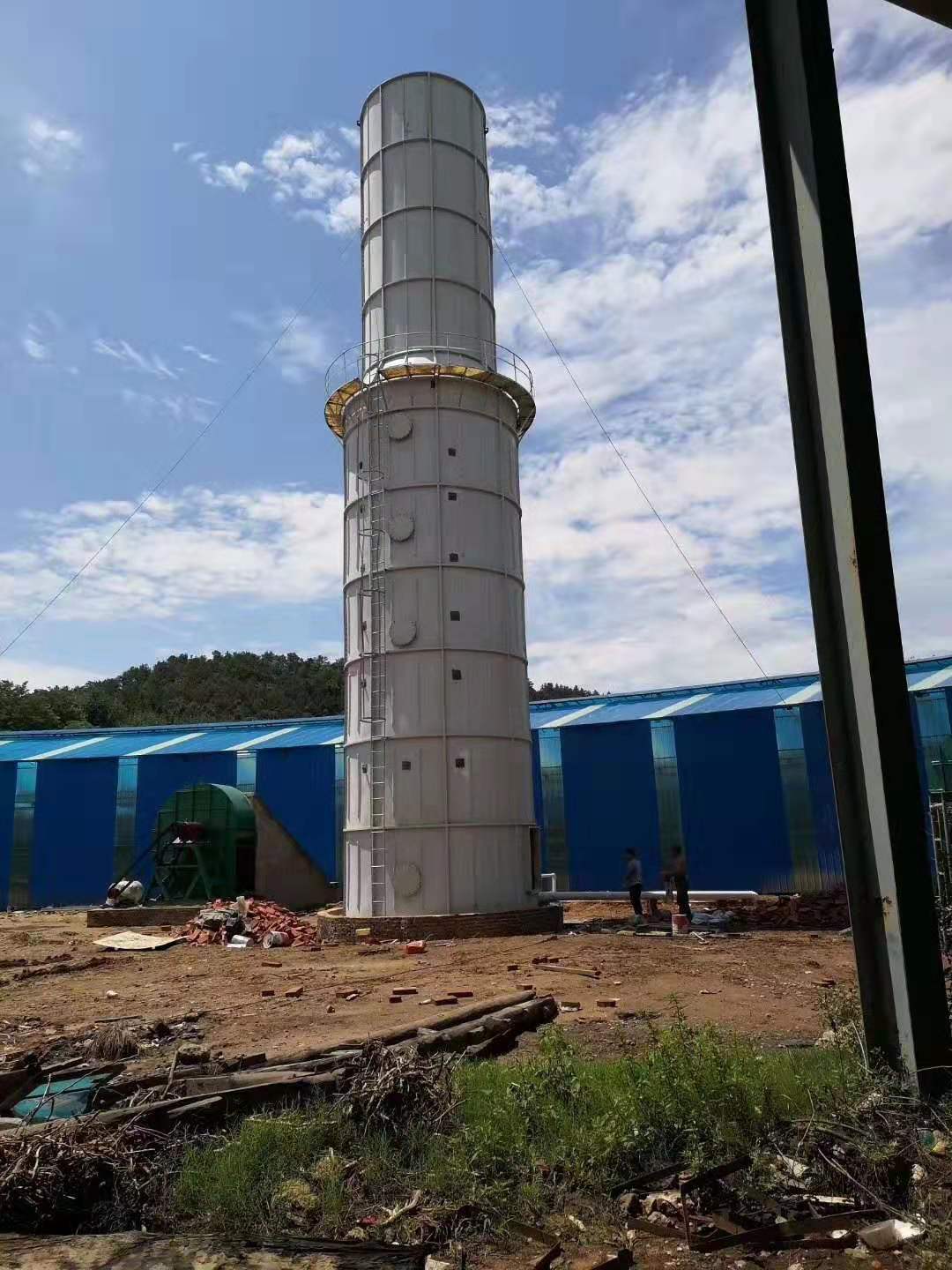 武漢玻璃鋼脫硫塔-靈活組合-滿(mǎn)足不同處理需求